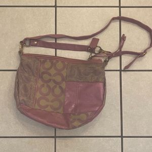 Coach patchwork hobo bag